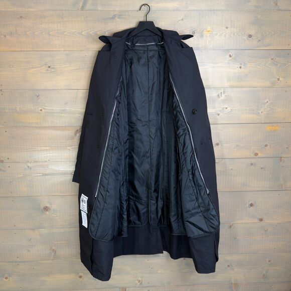 U.S. Military American Apparel Trench Coat w/ Removable Liner 42 Reg, Large - Picture 3 of 5